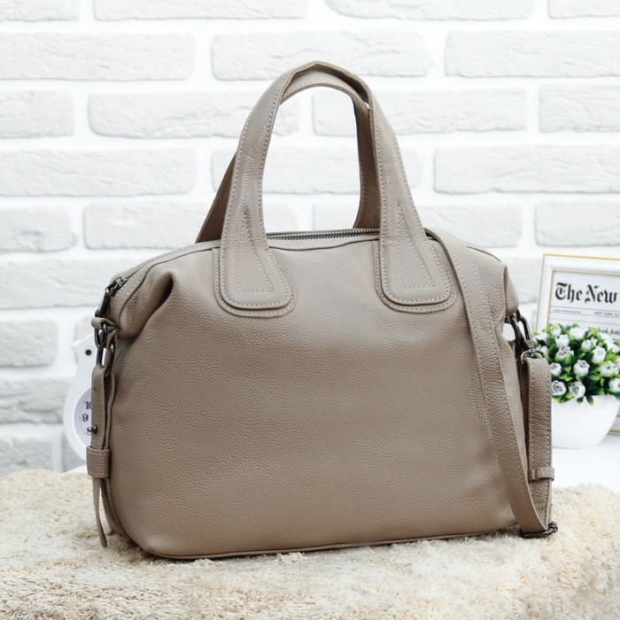 Сумка женская, отдел с перегородкой на молнии, наружный карман, длинный ремень, цвет хаки