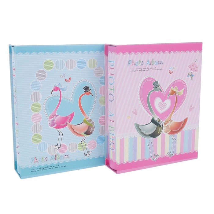 Фотоальбом на 20 магнитных листов "Весёлая парочка" в коробке 20,7х26,3х6 см МИКС