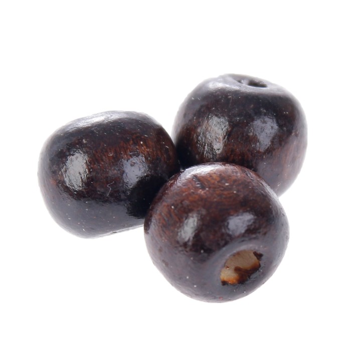 Набор бусин для творчества дерево "Кофе" 50 гр 1х0,9 см