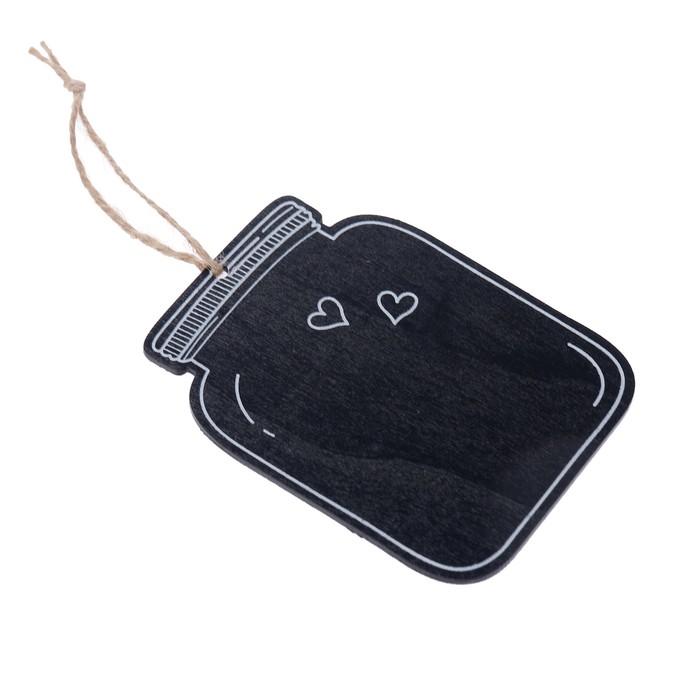 Меловая доска "Баночка" 12,2х9 см