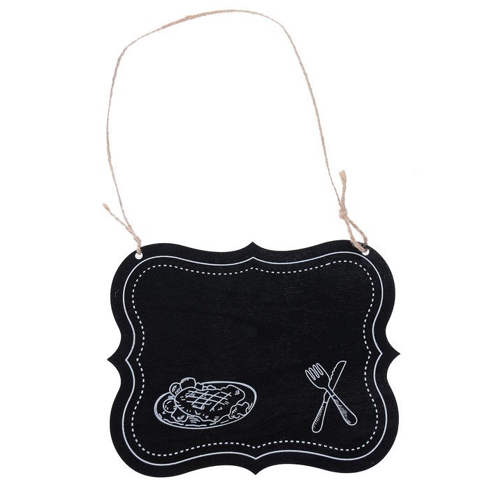 Меловая доска "Кухня" 12,5х15,5 см