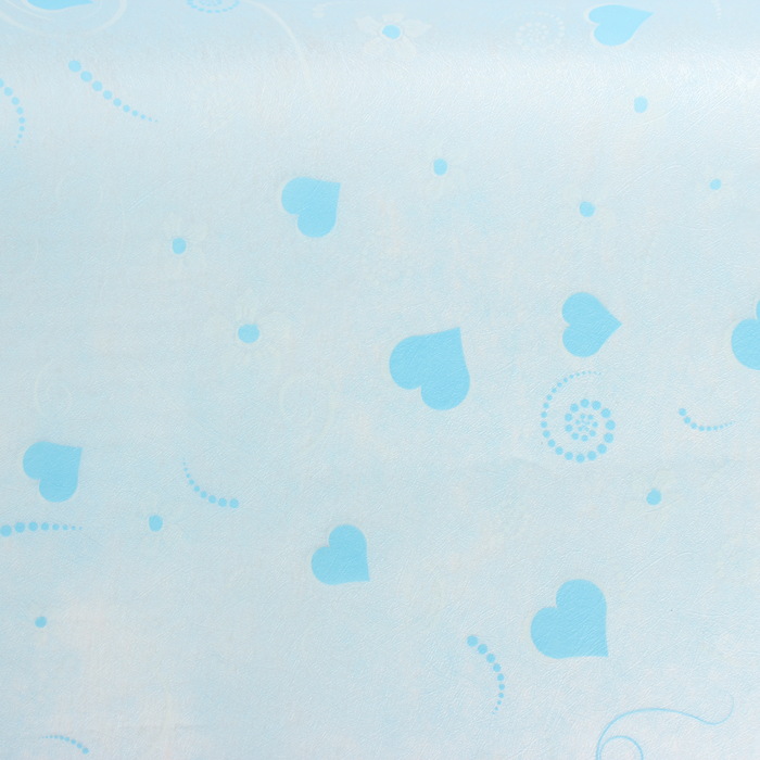Фетр ламинированный "Голубые сердца", 60 х 60 см