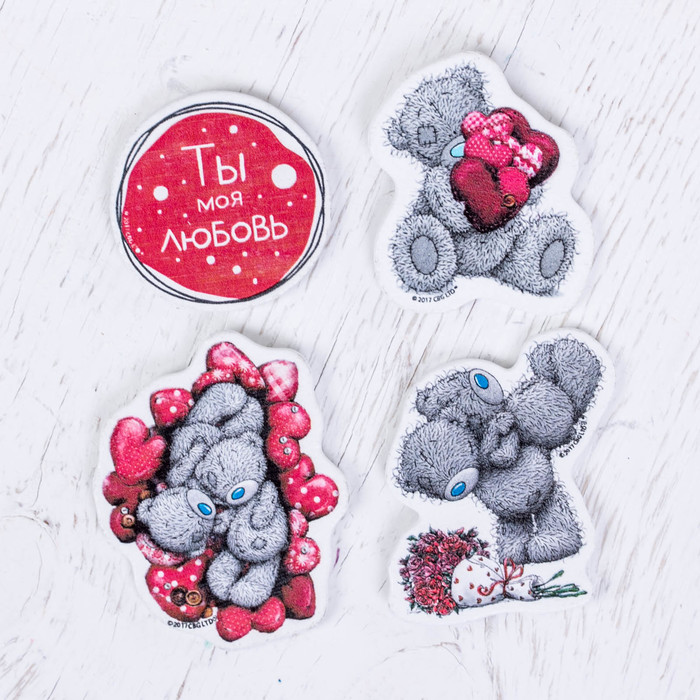 Me To You Набор декоративных элементов "Ты моя любовь", 11 х 15 см