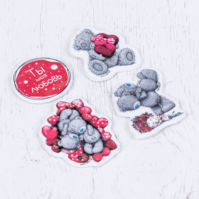 Me To You Набор декоративных элементов "Ты моя любовь", 11 х 15 см