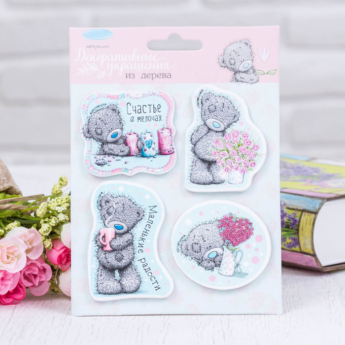 Me To You Набор декоративных элементов "Счастье в мелочах", 11 х 15 см