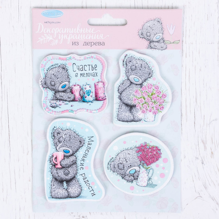 Me To You Набор декоративных элементов "Счастье в мелочах", 11 х 15 см