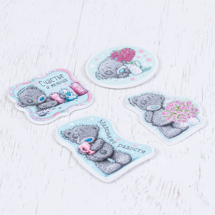 Me To You Набор декоративных элементов "Счастье в мелочах", 11 х 15 см