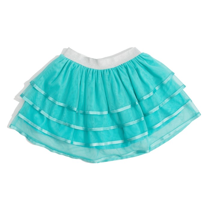 Юбка для девочки, рост 104 см, цвет бирюзовый