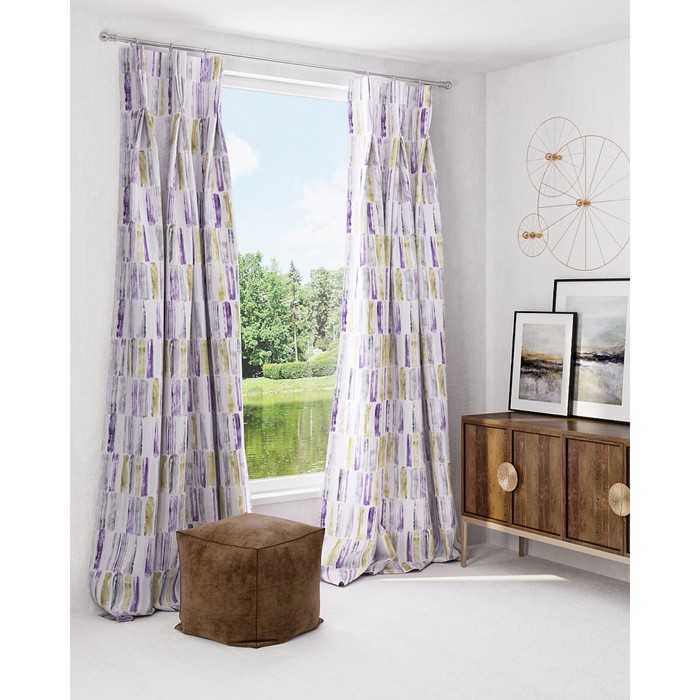 Шторы «Робби», размер 150х260 см-2 шт