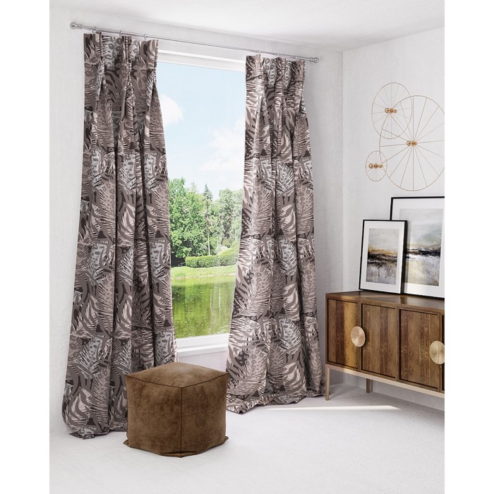 Шторы «Ролина», размер 150х260 см-2 шт