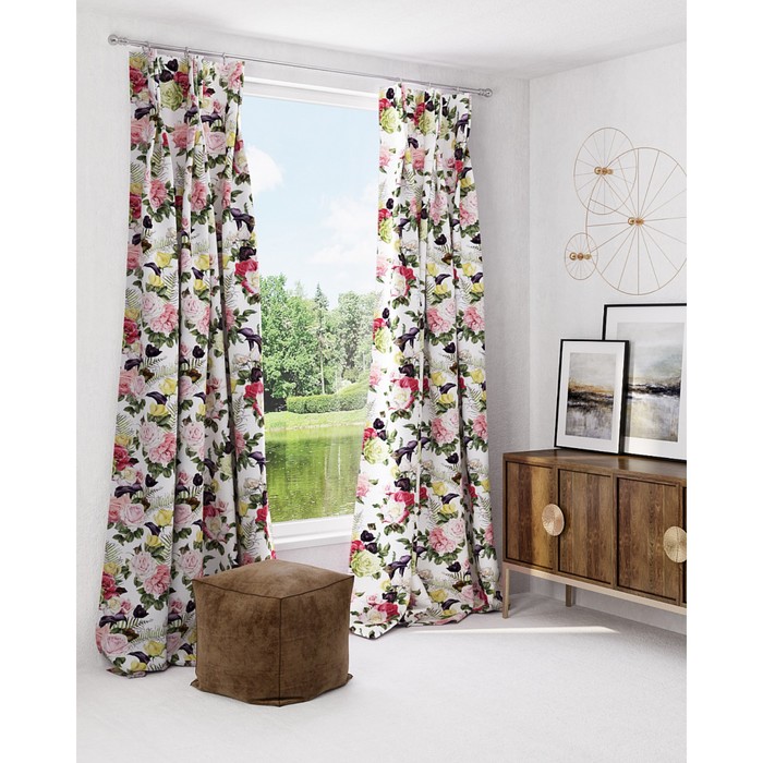 Шторы «Рейвен», размер 150х260 см-2 шт