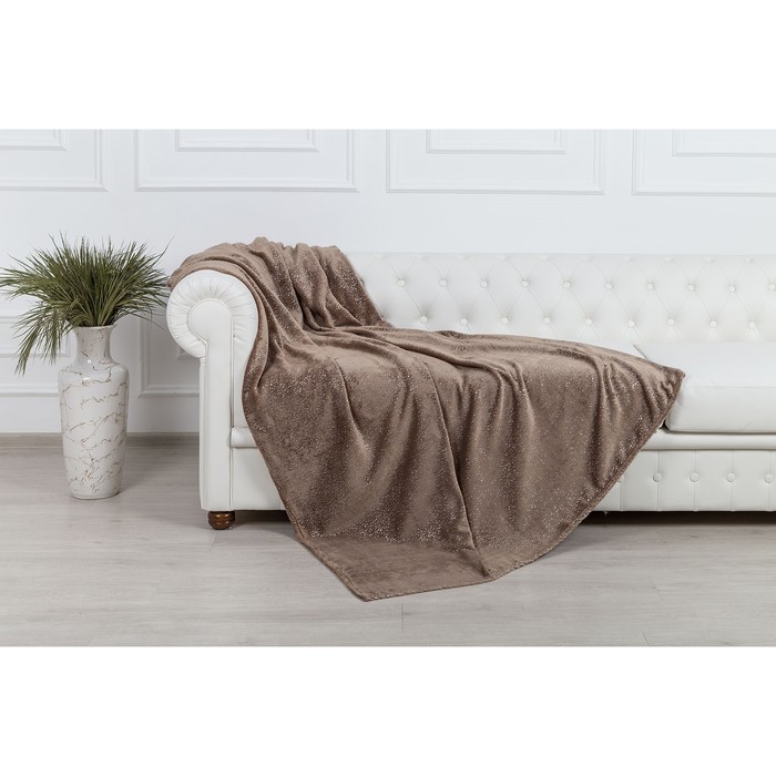 Плед "Капелька" 150х200 см, велсофт, п/э100%, 270 г/м2