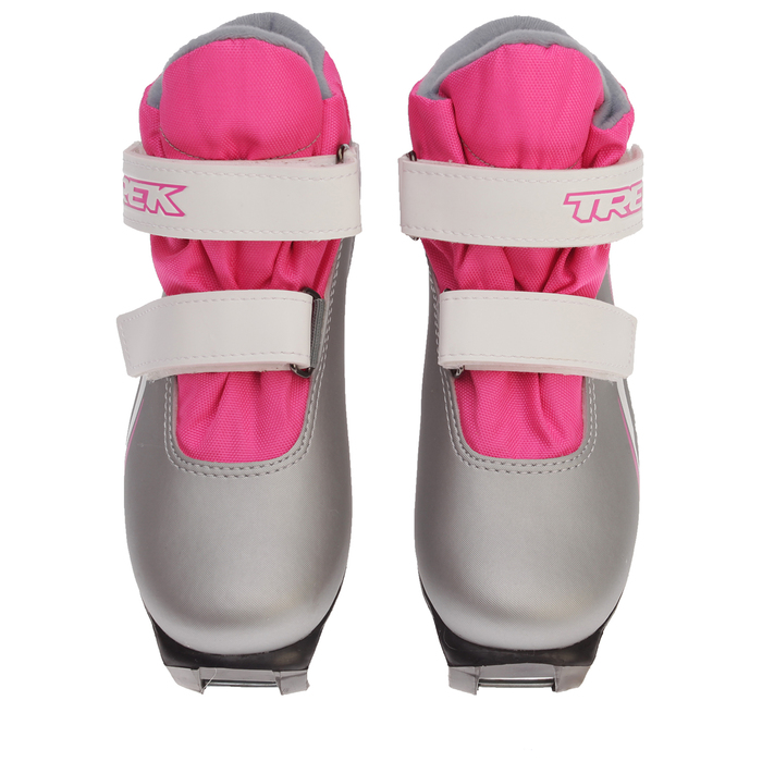 Ботинки лыжные TREK Distance Control SNS ИК, цвет серебряный, лого красный, размер 37