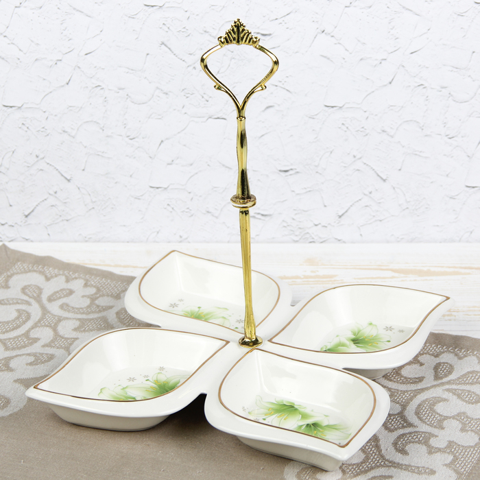 Менажница "Грация", 4 секции