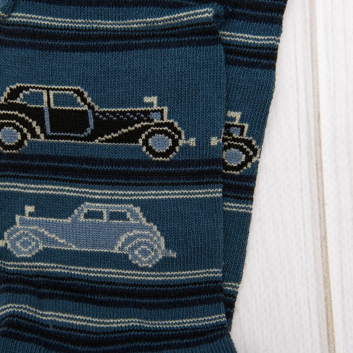 Колготки для мальчика КДМ1-1165, цвет джинсовый, рост 98-104 см