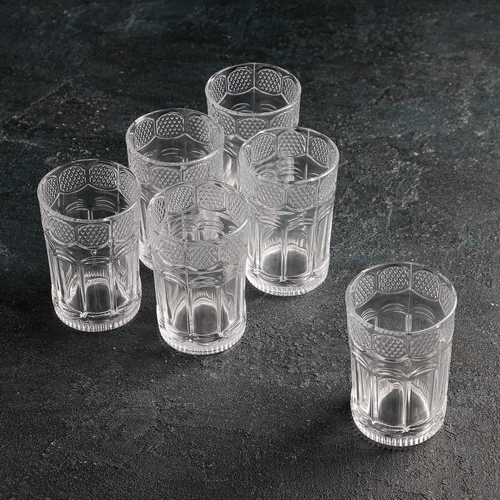 Набор стаканов 200 мл "Бант", 6 шт