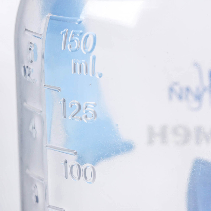 Бутылочка для кормления «Сыночек» с ручками, 150 мл, от 0 мес., цвет голубой