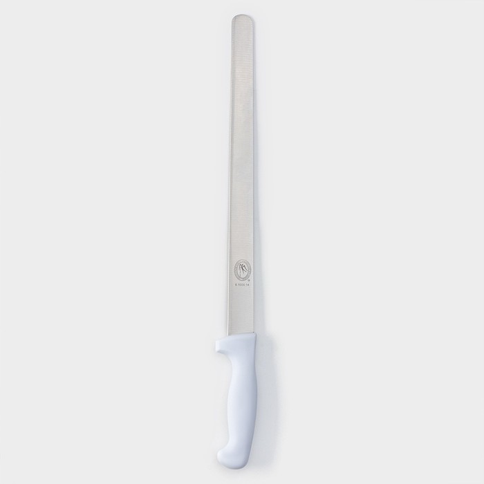 Нож для бисквита, ровный край, ручка пластик, рабочая поверхность 30 см (12), толщина лезвия 2 мм
