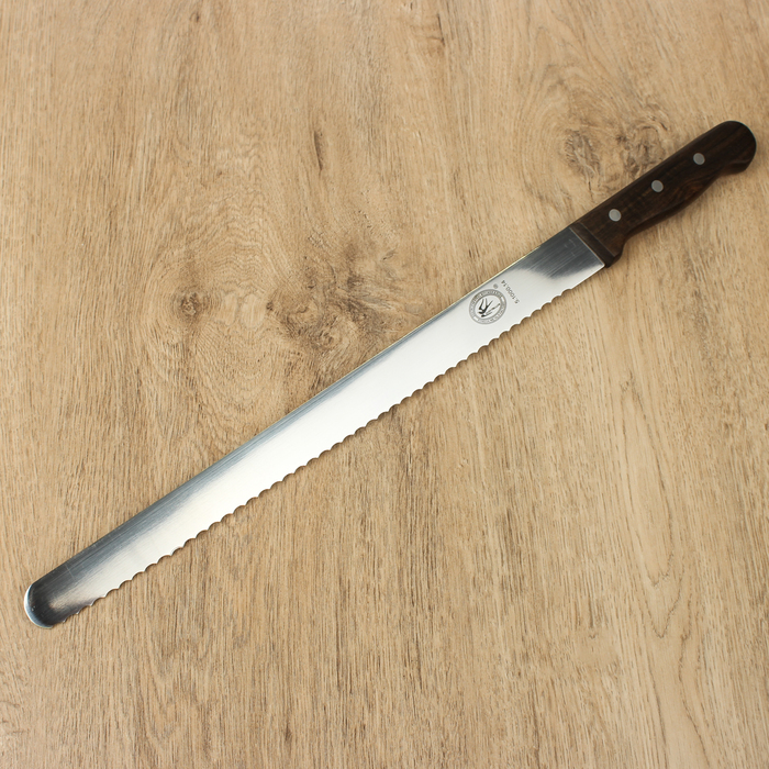 Нож для бисквита с крупными зубцами, рабочая поверхность 35 см