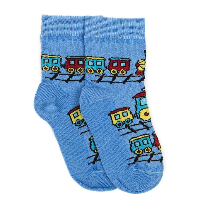 Носки детские НДМ2-2893, цвет голубой, р-р 18-20