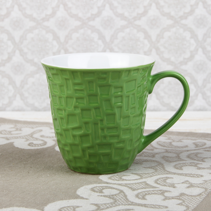 Кружка 500 мл "Льдинка", цвет зеленый