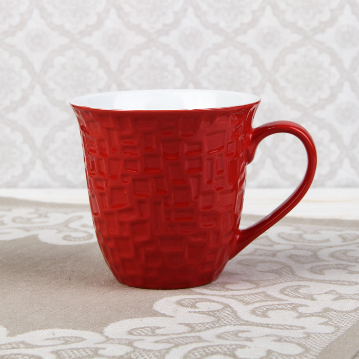 Кружка 500 мл "Льдинка", цвет красный