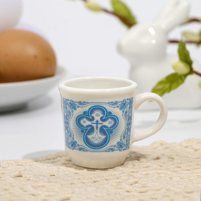 Кружечка для святой воды "Крест православный", 30мл