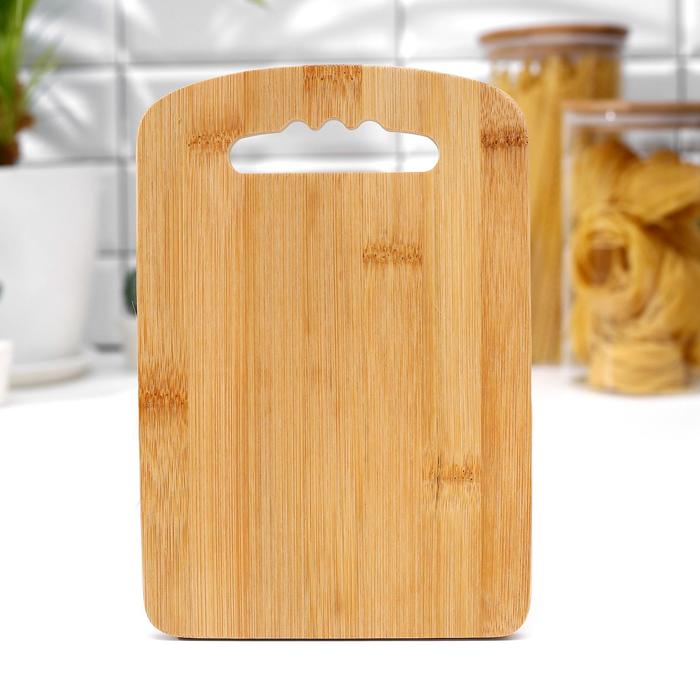 Доска разделочная 22х15х1 см, бамбук