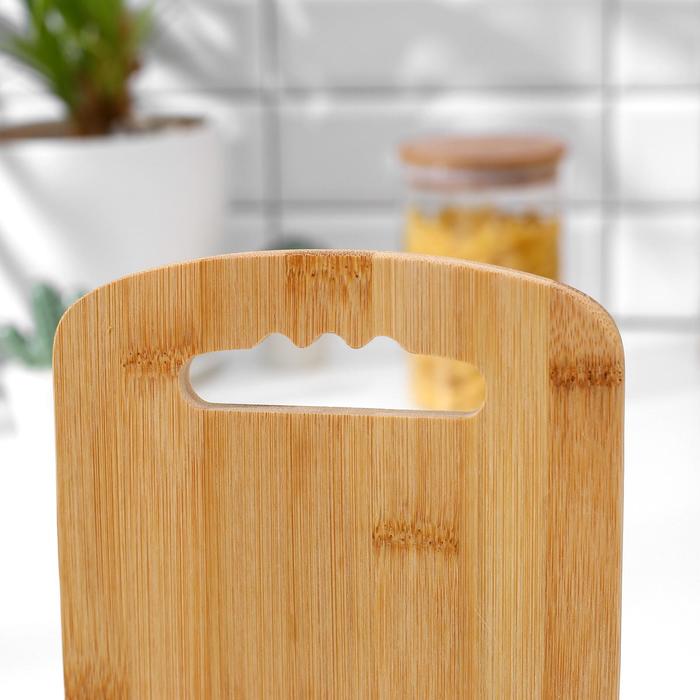 Доска разделочная 22х15х1 см, бамбук