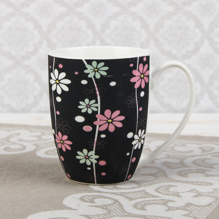 Кружка 320 мл "Цветочный дождь"
