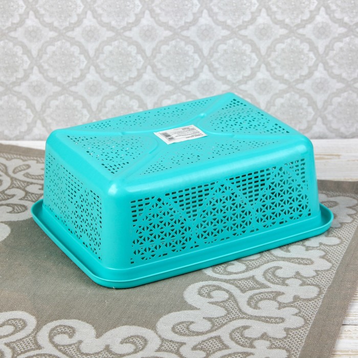 Миска-фруктовница 2 л с крышкой, цвет МИКС