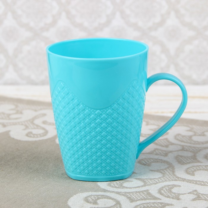 Кружка 300 мл "Ромбики", цвета МИКС