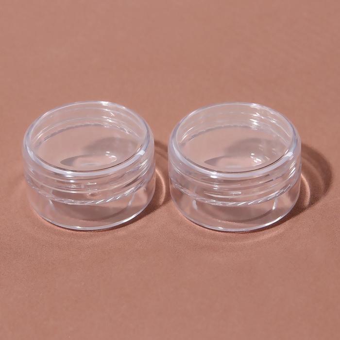 

Набор баночек для хранения, 2 предмета, цвет прозрачный