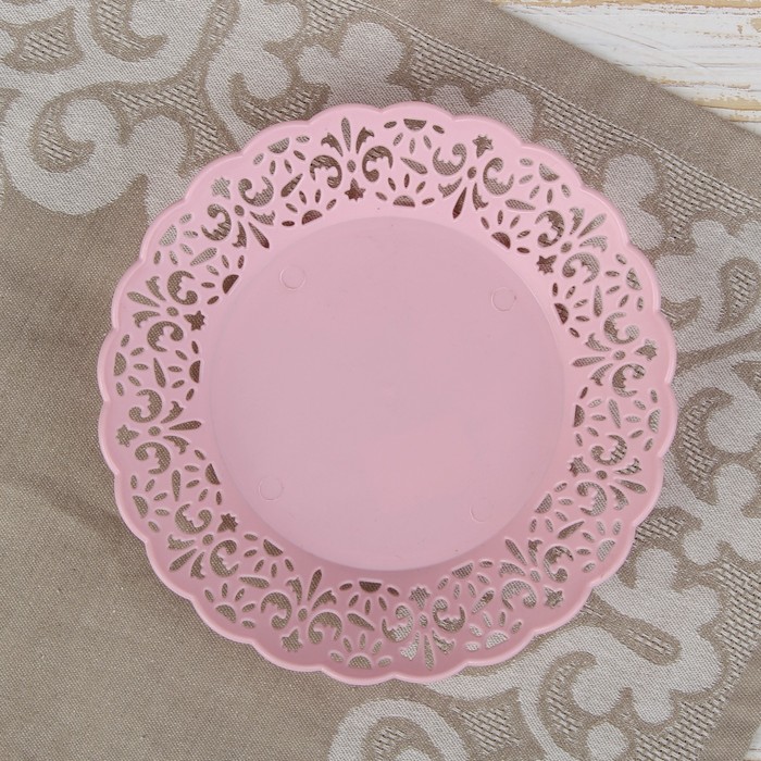 Ваза для хлеба и фруктов 19 см "Клео" круглая, цвета МИКС