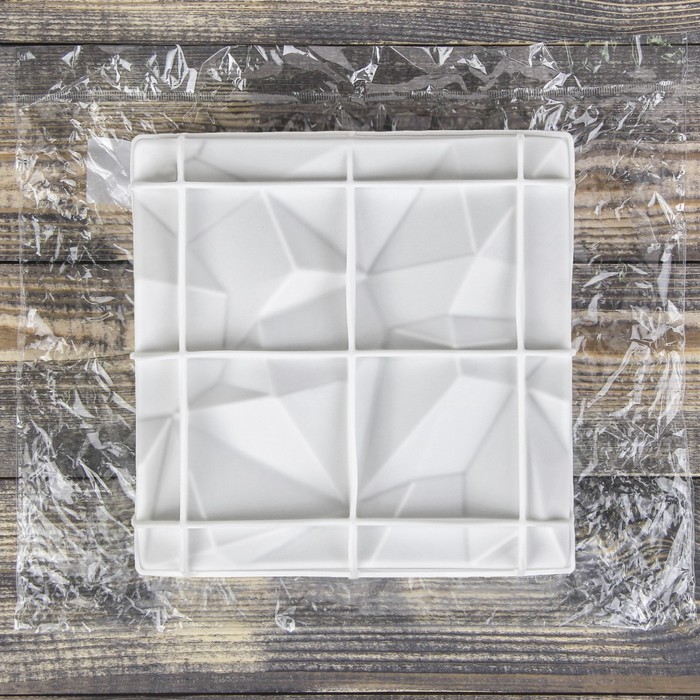 Форма для выпечки и муссовых десертов 20х19х5,5 см "Сладкие скалы", цвет белый