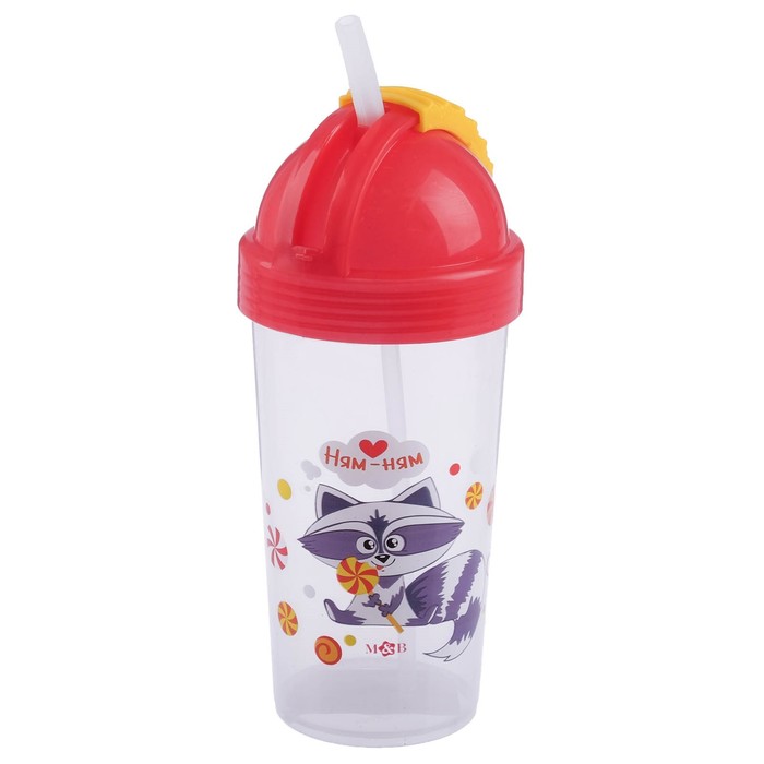 Поильник детский с трубочкой «Енотик Тобби», 200 мл, от 9 мес.