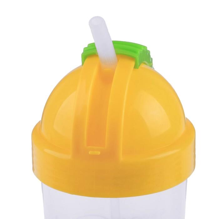 Поильник детский с трубочкой «Транспорт», 200 мл, от 9 мес.