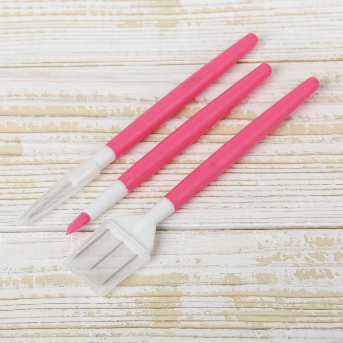 Набор для моделирования кондитерских украшений, 3 шт, цвет МИКС