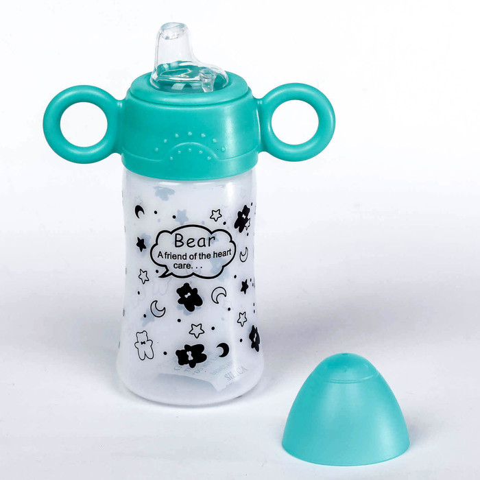 Поильник детский с мягким носиком, 240 мл, от 5 мес., цвет бирюзовый