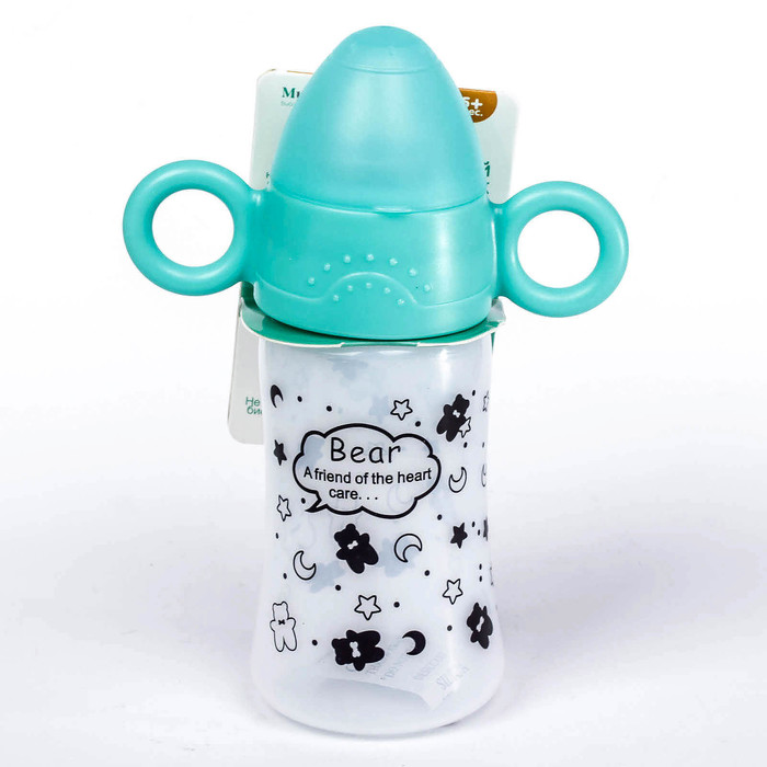 Поильник детский с мягким носиком, 240 мл, от 5 мес., цвет бирюзовый