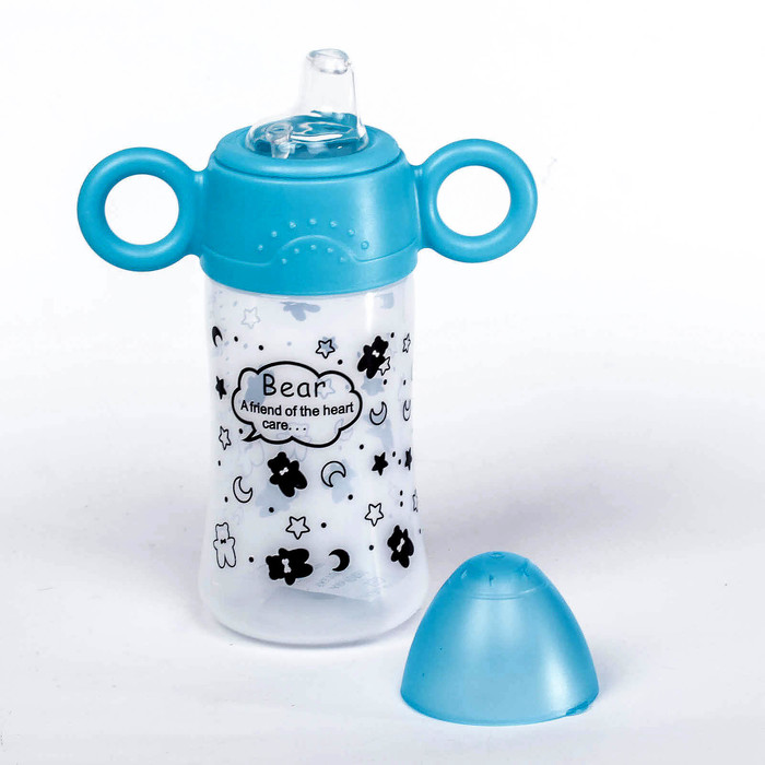 Поильник детский с мягким носиком, 240 мл, от 5 мес., цвет голубой
