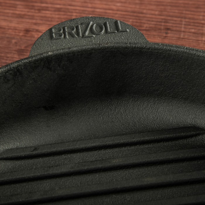 Сковорода чугунная гриль ТМ "BRIZOLL" 260х40 ручка "КЛАССИК"