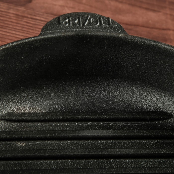 Сковорода чугунная гриль ТМ "BRIZOLL" 240х40 ручка "КЛАССИК"