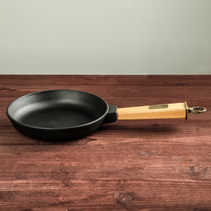 Сковорода чугунная ТМ "BRIZOLL" 200х35 ручка "КЛАССИК"