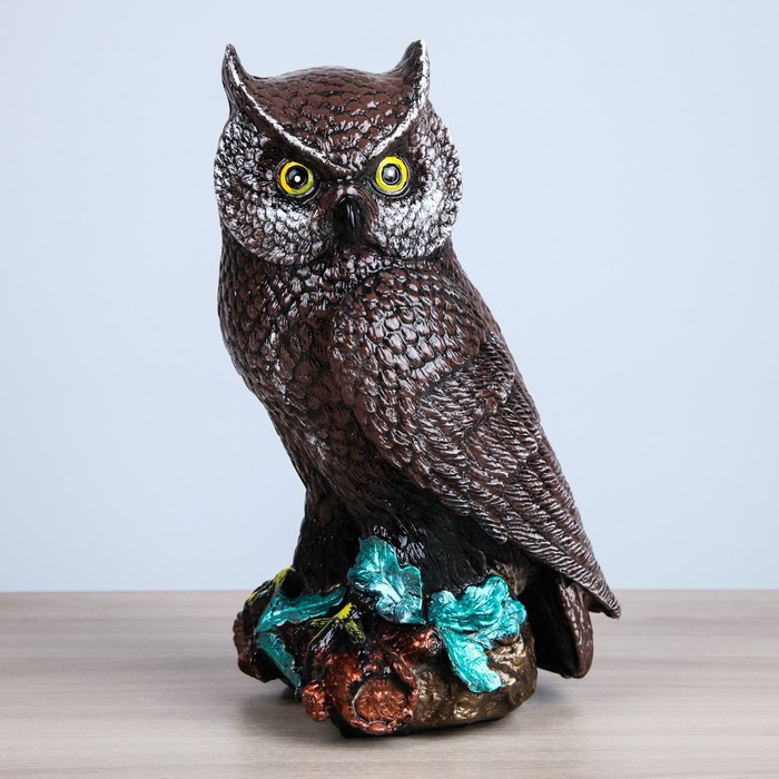 Копилка "Сова на пне"   рисованная