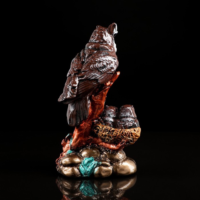 Сувенир "Совы семья №2" рисованная