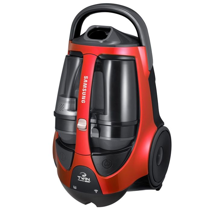 Пылесос Samsung VCC885FH3R, 2200 Вт, мощность всасывания 430 Вт, 2 л, красный