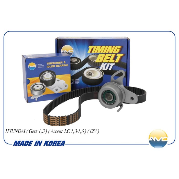 Ремень ГРМ, комплект AMD AMDKITBR3