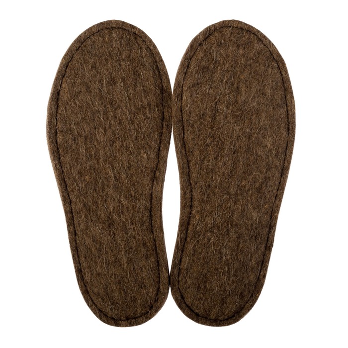 Тапочки войлочные мужские арт. Т-17, цвет серый/зеленый, размер 44