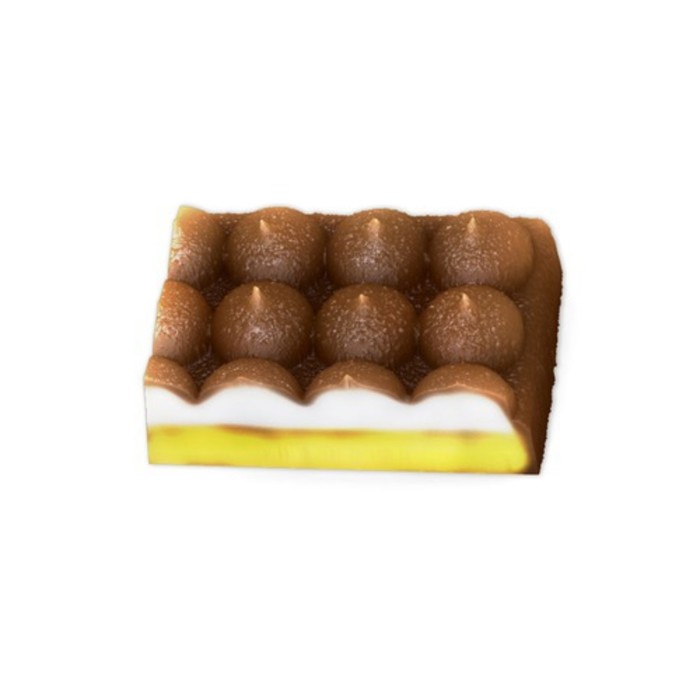 Пластиковая форма для мыла "Тирамису" 8х6х2 см